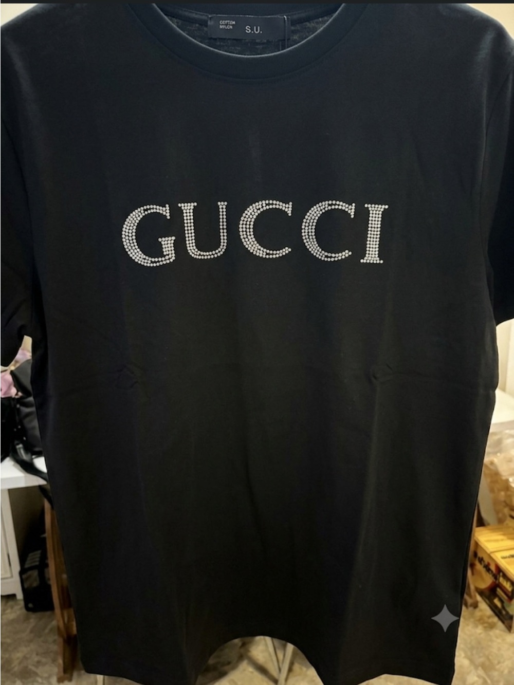 Brand new stretchy Black Logo Tee - Picture 2 of 2